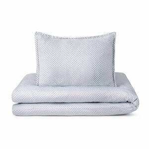 NEW DOMANI HOME kid's leze crib and toddler duvet in blue
